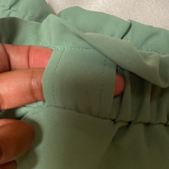 Shein Plus Paper Bag Waist Belt loop 
Trousers, 3x  Straight Leg - Picture 7 of 9